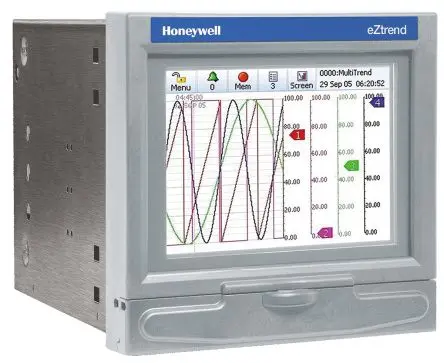 Produktfoto 1 von Honeywell 43-TV-03-18 4-Kanal Grafik Kurvenschreiber Strom, Widerstand, Temperatur, Spannung