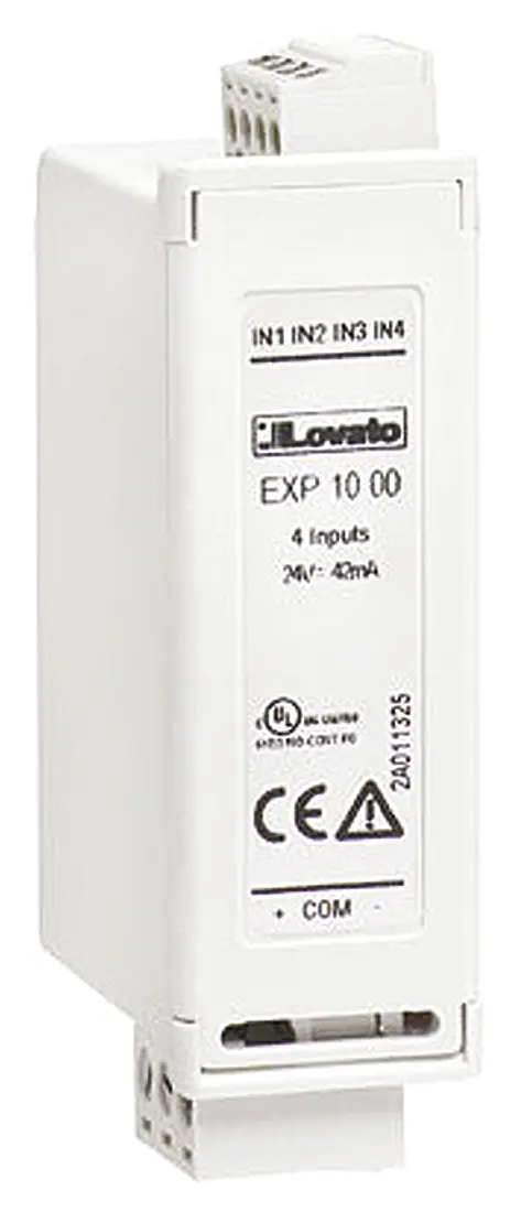 Produktfoto 1 von Lovato Logikmodul für DMG 600/610, DMG 700, DMG 800, DMG 900/900T, DCRG 8, ATL 610, RGK 800, RGK 900 4 x Digital Eingang