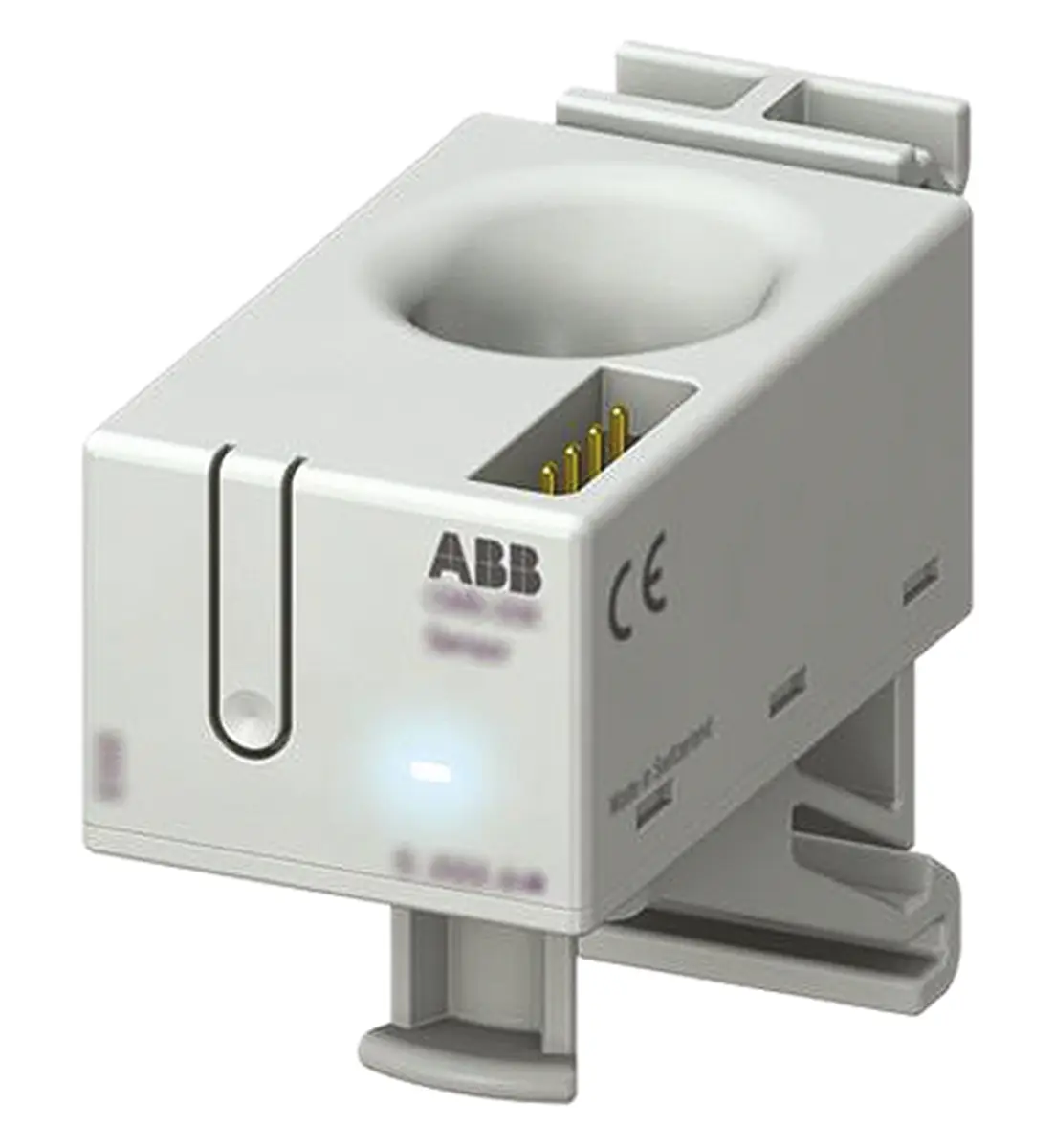 Produktfoto 1 von ABB CMS Stromwandler, DIN-Hutschiene, 160:1 160A, Leitermaß 15mm, 50.1mm x 50.1mm x 43.2mm
