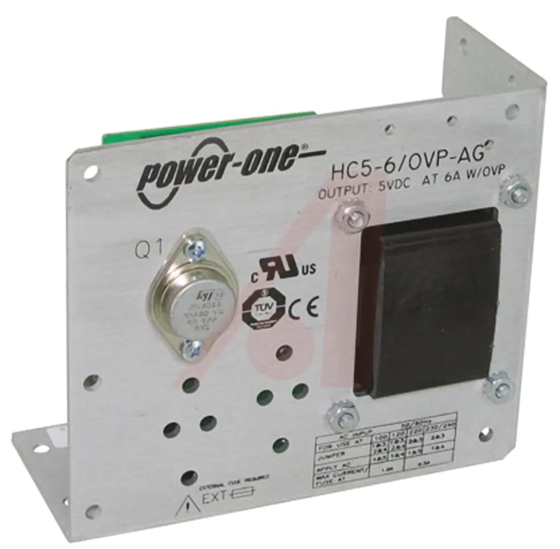 Produktfoto 1 von BEL POWER SOLUTIONS INC Linearnetzteil Offene Bauform, 6 A 5 V 5 Ausg.  L. 142.75 mm 30 W B. 123.7 mm T. 74.93 mm
