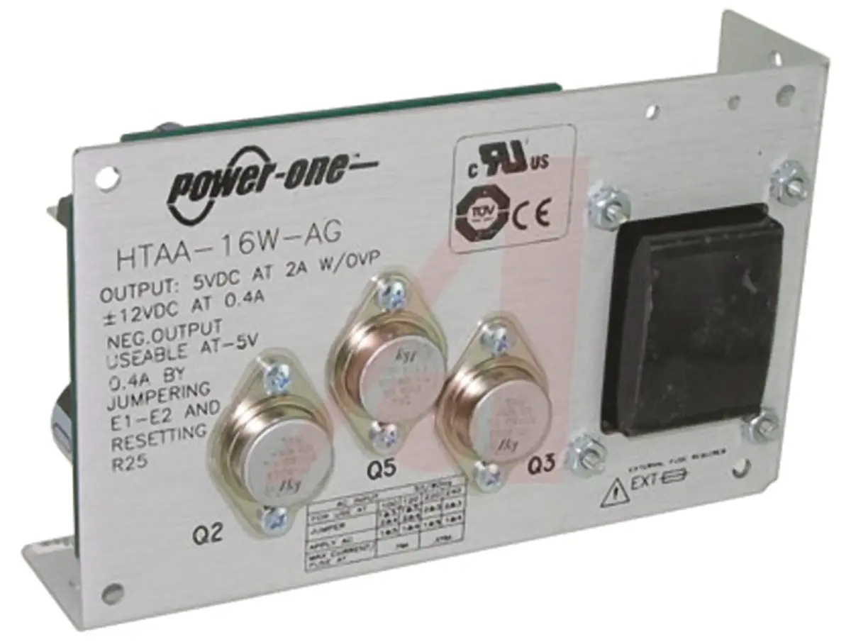 Produktfoto 1 von BEL POWER SOLUTIONS INC Linearnetzteil Offene Bauform, 400 A 12 V 3 Ausg.  L. 165.1 mm 16 W B. 101.6 mm T. 53.34 mm