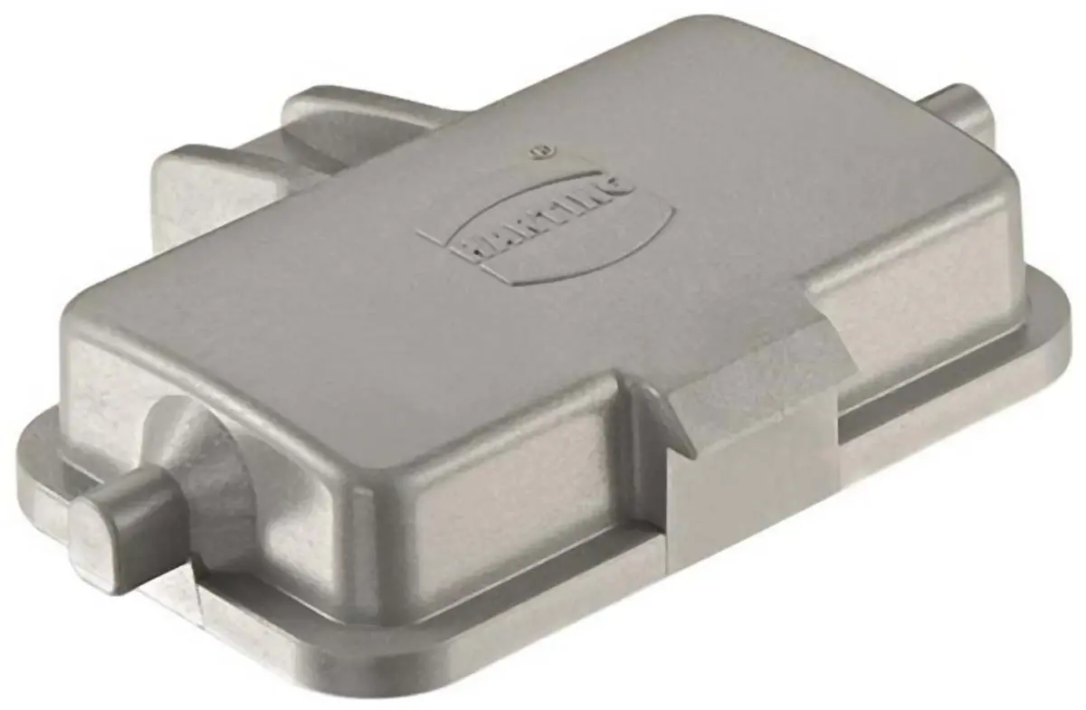 Produktfoto 1 von HARTING Han B Schutzabdeckung für Bocklager, Stecker, Seitlich, 250V, 2-polig, 2.08 mm², 0.5 mm², 10B