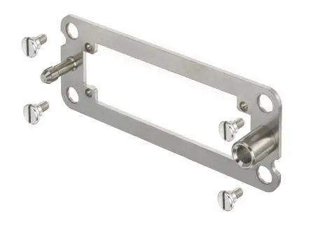 Produktfoto 1 von HARTING Han B Docking-Rahmen für Stromversorgungssteckverbinder in robuster Ausführung, Stecker/Buchse, Oben, 250V,