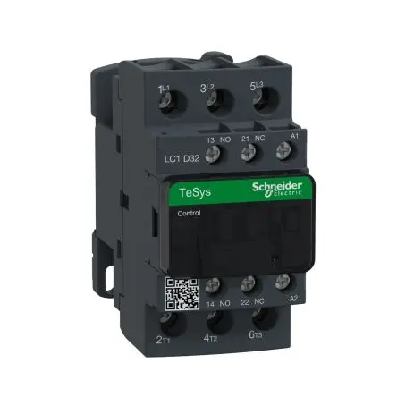 Produktfoto 1 von Schneider Electric TeSyS D Schütz 110V ac-Spule, 3-polig, 300 V dc, 690V ac / 32 A 100V 18.5 kW 3 Schließer