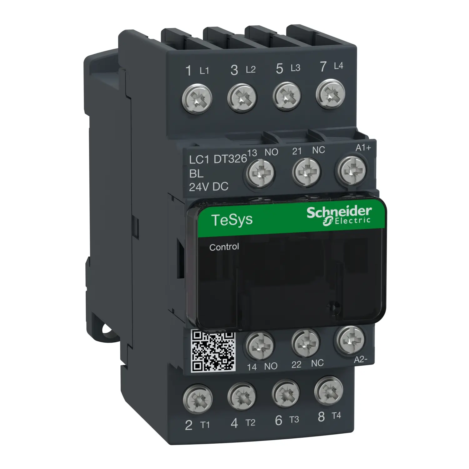 Produktfoto 1 von Schneider Electric LC1D Schütz 24V-Spule, 4-polig, 690V / 32 A 24V 2.5 W 4 Schließer Motorsteuerung,