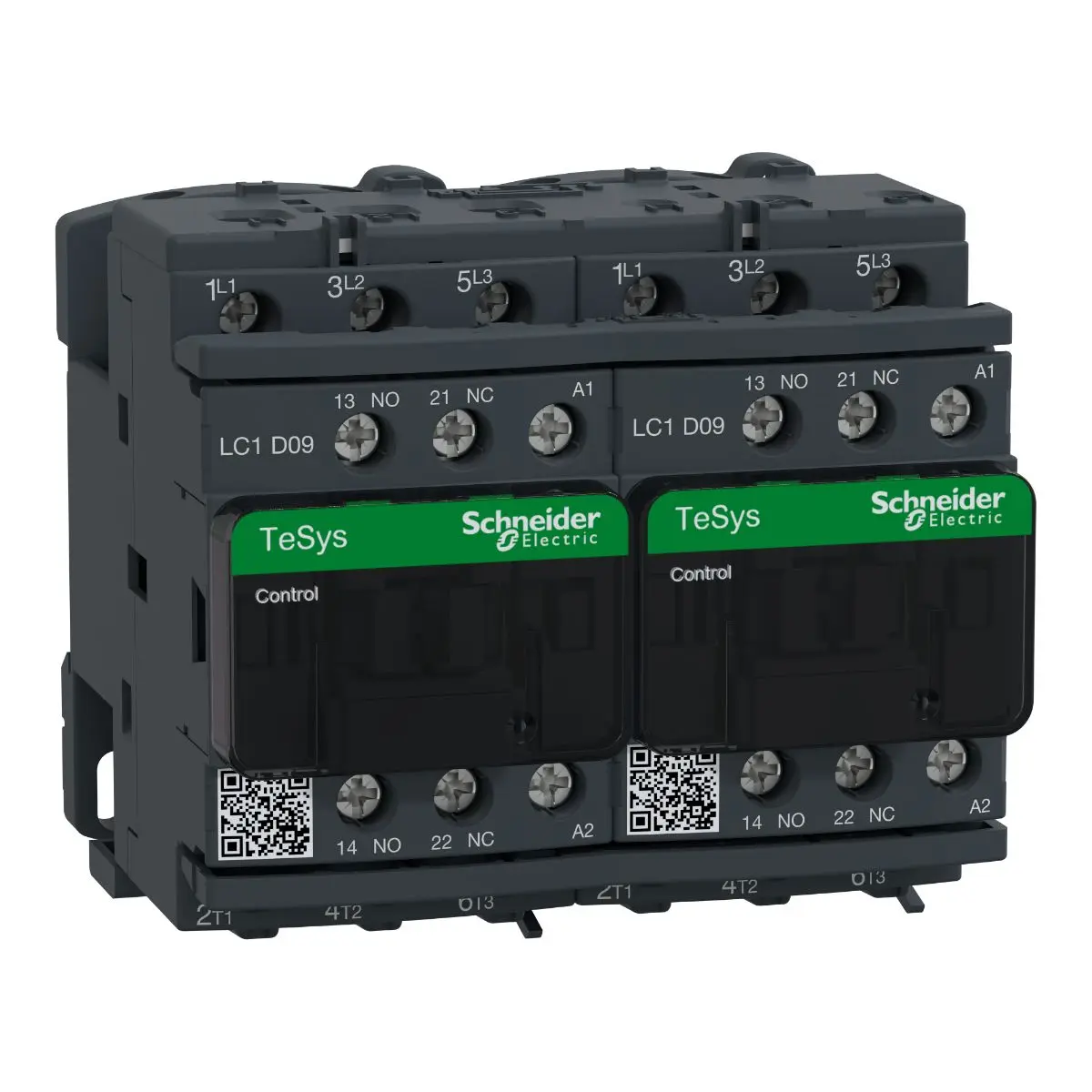 Produktfoto 1 von Schneider Electric TeSyS D Schütz 110V ac-Spule, 3-polig, 300 V dc, 690V ac / 9 A 100V 2.2 kW 3 Schließer