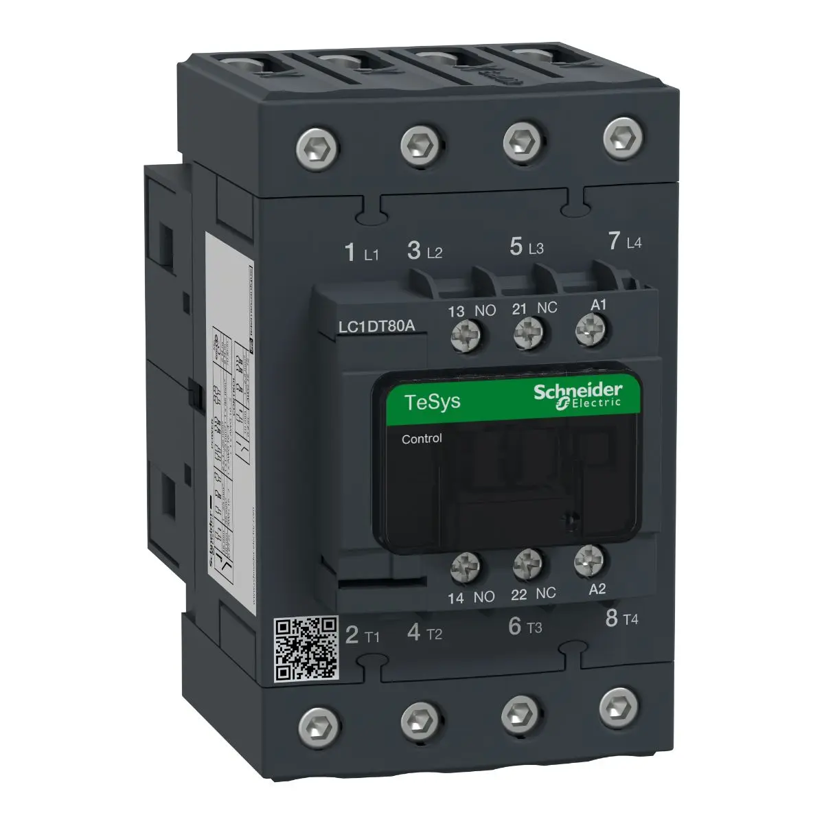 Produktfoto 1 von Schneider Electric TeSys D LC1D Leistungsschütz 240 V ac-Spule, 4 -polig / 80 A 4 Schließer