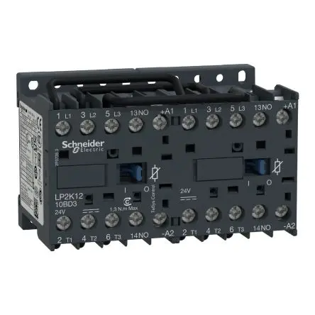 Schneider Electric TeSyS K Schütz 24V dc-Spule, 3-polig, 690V ac / 20 A 24V dc 5.5 kW 3 Schließer Umkehrend