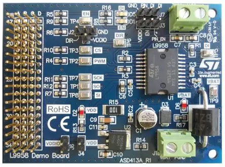 STMicroelectronics L9958 Evaluierungsplatine, Evaluierungsplatine Motortreiber