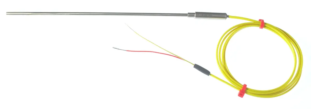 Produktfoto 1 von RS PRO Edelstahl Mineralisoliertes Thermoelement Typ K, Ø 4.5 mm x 500 mm -40 °C → 1100 °C