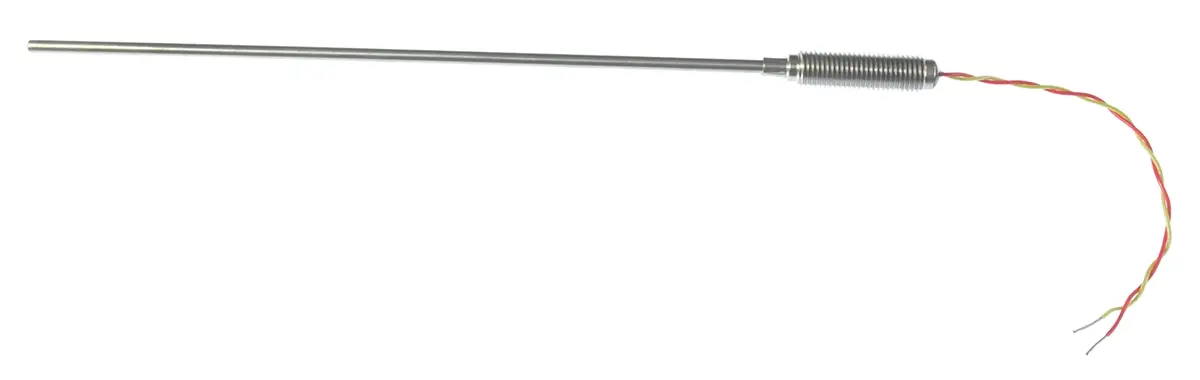 Produktfoto 1 von RS PRO Edelstahl Mineralisoliertes Thermoelement Typ K, Ø 1mm x 150mm → +750°C