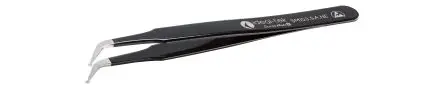 Produktfoto 1 von ideal-tek Edelstahl Pinzette, 115mm, Spitze Geknickt Antimagnetisch 1-teilig ESD-Sicherheit