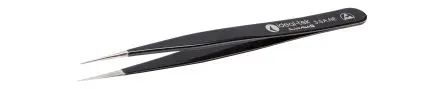 Produktfoto 1 von ideal-tek Edelstahl Pinzette, 125mm, Spitze Gerade, Fein, Spitz Antimagnetisch 1-teilig ESD-Sicherheit