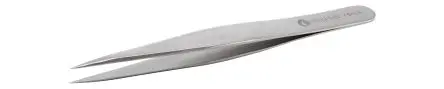 Produktfoto 1 von ideal-tek Edelstahl Pinzette, 125mm, Spitze Spitz, Fein, Stabil, Gerade Antimagnetisch 1-teilig