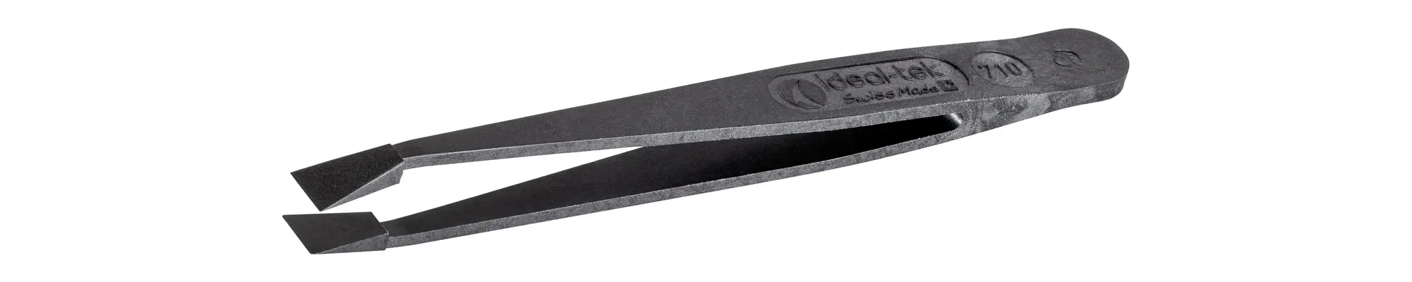 ideal-tek PA66/CF30 (Spitze), Kunststoff (Gehäuse) Pinzette, 115 mm, Spitze Flach ESD-sicher