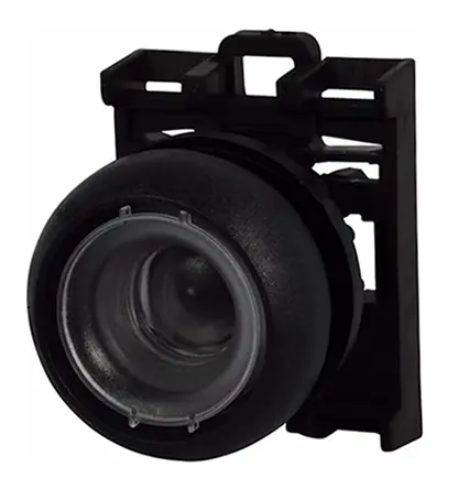 Eaton RMQ Titan M22 Druckschalter Beleuchtet Frontplattenmontage Ø 22 mm, 1 Schließer/1 Öffner, IP40, IP69K