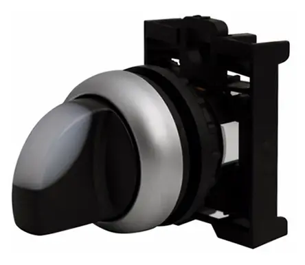 Produktfoto 1 von Eaton RMQ Titan Wählschalterkopf Beleuchtet Weiß 3-Positionen 22mm