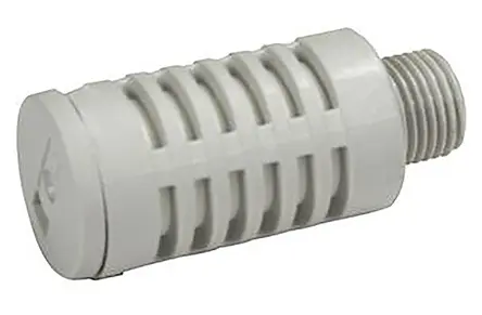 Produktfoto 1 von SMC ANA1 Pneumatischer Schalldämpfer aus Aluminium 1 MPa, Mit Gewinde R
