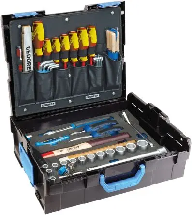 Produktfoto 1 von Gedore VDE 1000V zugelassen Werkzeugsatz für Ingenieure Werkzeugsatz, Tasche 58-teilig