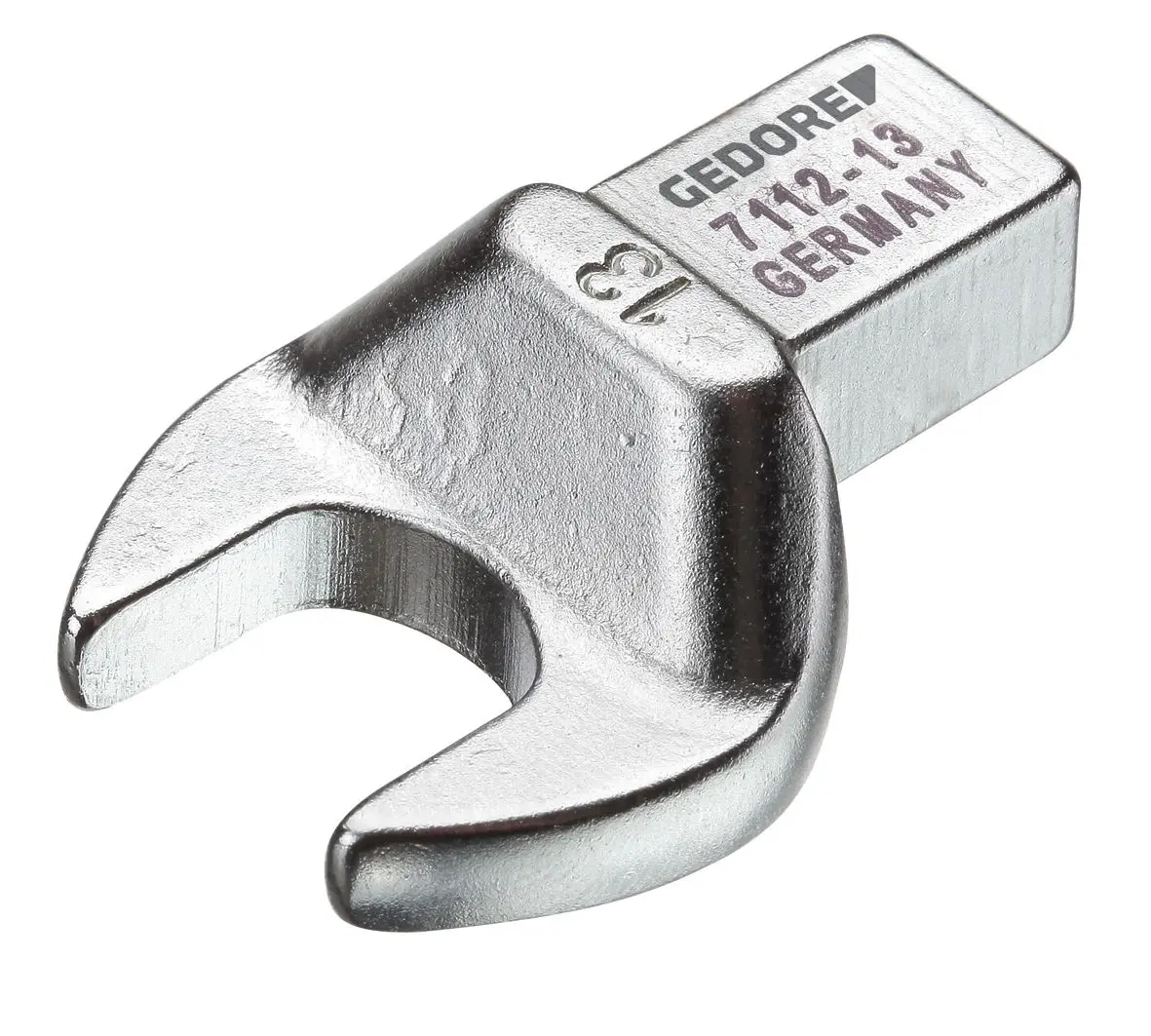 Gedore, 9 x 12 mm Gabelschlüsseleinsatz Schraubenschlüsselkopf, Chrom, 17 mm