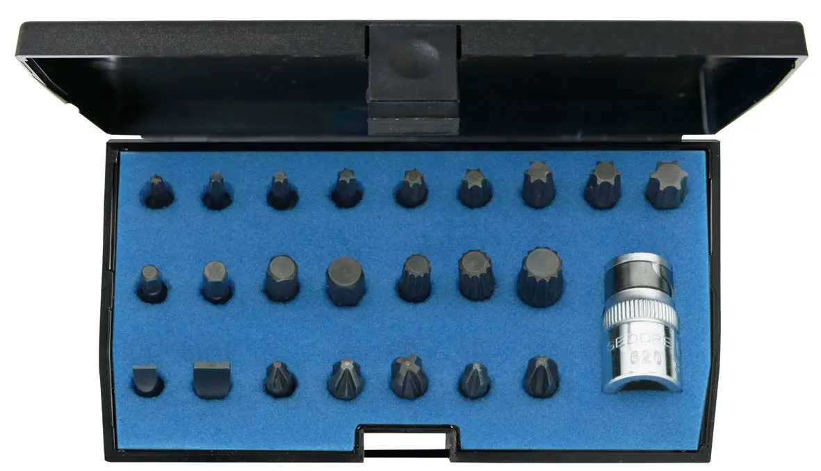 Produktfoto 1 von Gedore Sechskant Sechskant Bitsatz, Stahl 1/4 in Hex 3, Hex 4, Hex 5, Hex 6, M5, M6, M8, PH1, PH2, PZ1, PZ2, PZ3, SL 4,