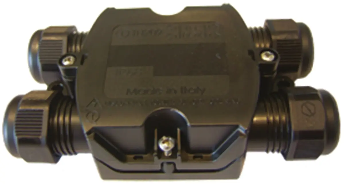 Techno TH209 Klemmblock-Gehäuse, Nylon, Kabel, IP68 3 Kontakte, 7 to 14 mm², 125 °C max.