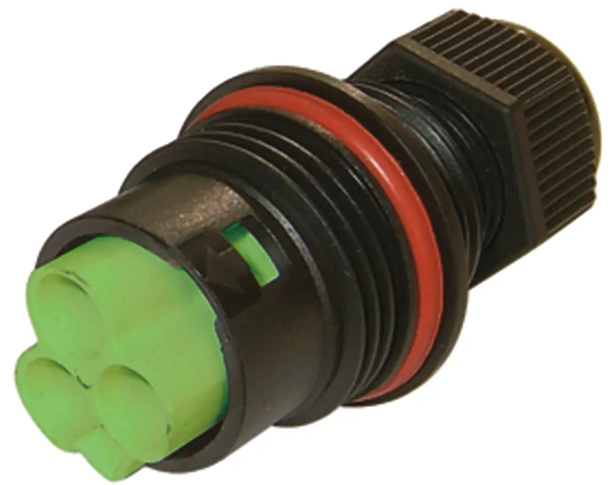 Produktfoto 1 von Techno TH384 Klemmblock-Gehäuse, Nylon, Kabel, IP68, IP66 3 Kontakte, 7 to 12 mm², 125 °C max.