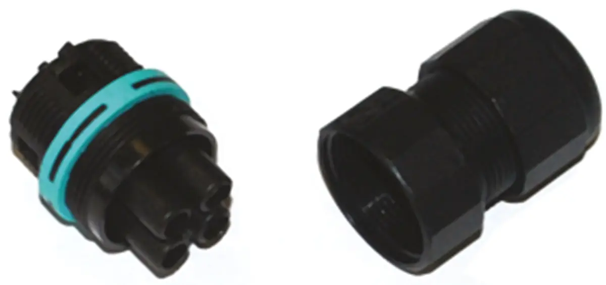 Produktfoto 1 von Techno TH387 Klemmblock-Gehäuse, Nylon, Kabel, IP68 2 Kontakte, 7 to 12 mm², 125 °C max.