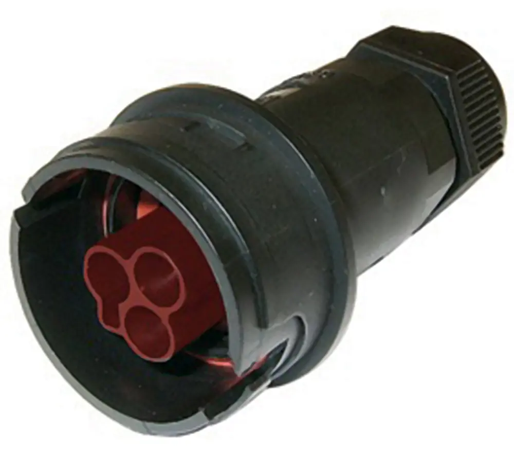 Produktfoto 1 von Techno TH405 Klemmblock-Gehäuse, Nylon, Kabel, IP68 3 Kontakte, 7 to 14 mm², 125 °C max.