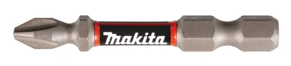 Produktfoto 1 von Makita 0.25 mm PH2 Sechskant Schraubbit, Sechskant Tatara-Stahl, 2-teilig, 50 mm