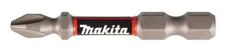 Produktfoto 1 von Makita 0.25 mm PH2 Sechskant Schraubbit, Sechskant Tatara-Stahl, 2-teilig, 50 mm