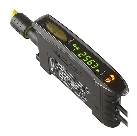 Produktfoto 1 von Banner Kunststoff Diskreter PNP, Diskret NPN, Analog (0 bis 10 V), Analog (4 bis 20 mA) LWL-Sensor Kabel IP50 2.5 ms 24