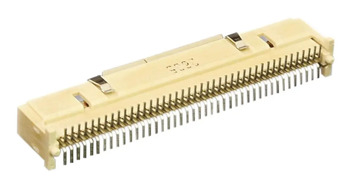 Produktfoto 1 von Molex PMC Mezzanine Leiterplattenleiste Gerade, 84-polig / 2-reihig, Raster 1 mm Raster Oberfläche, Platine-Platine,