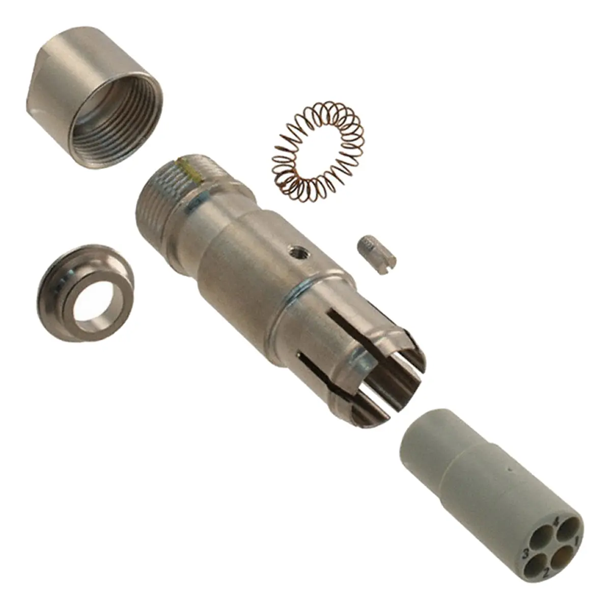 Produktfoto 1 von HARTING 915 Kontakt für robusten Stromversorgungsstecker Buchse Crimpkontakt