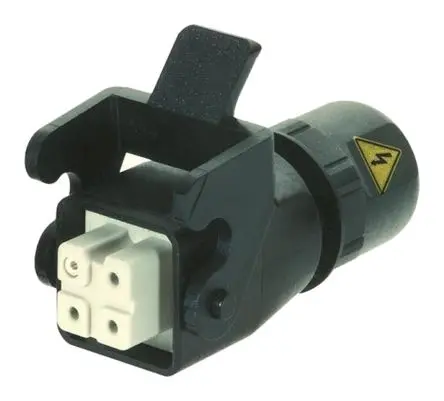 Produktfoto 1 von HARTING 920 Stromversorgungssteckverbinder in robuster Ausführung, 3-polig, 10A, 400V
