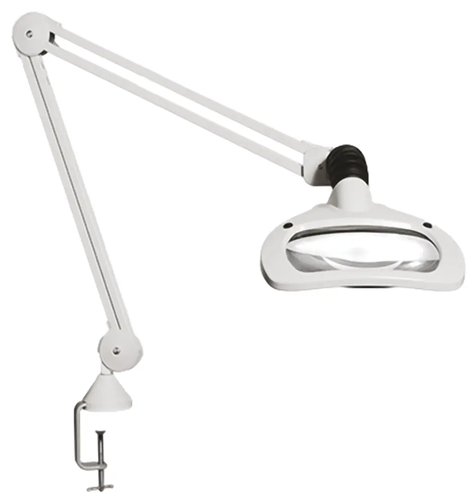 Produktfoto 1 von Luxo Wave LED LED Lupenleuchte Tischleuchte, 6 W / 240 V ac, Reichweite 1.05 m, Typ G – Britisch 3-polig, EU