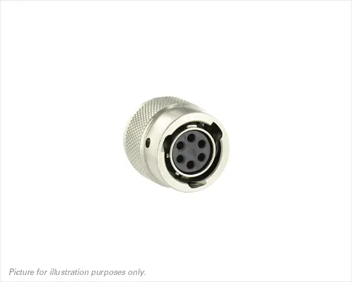 Produktfoto 1 von Souriau Sunbank by Eaton UT0W 10 Standard Rundsteckverbinder Buchse 6-polig Buchse 5A Kabel IP68, IP69K