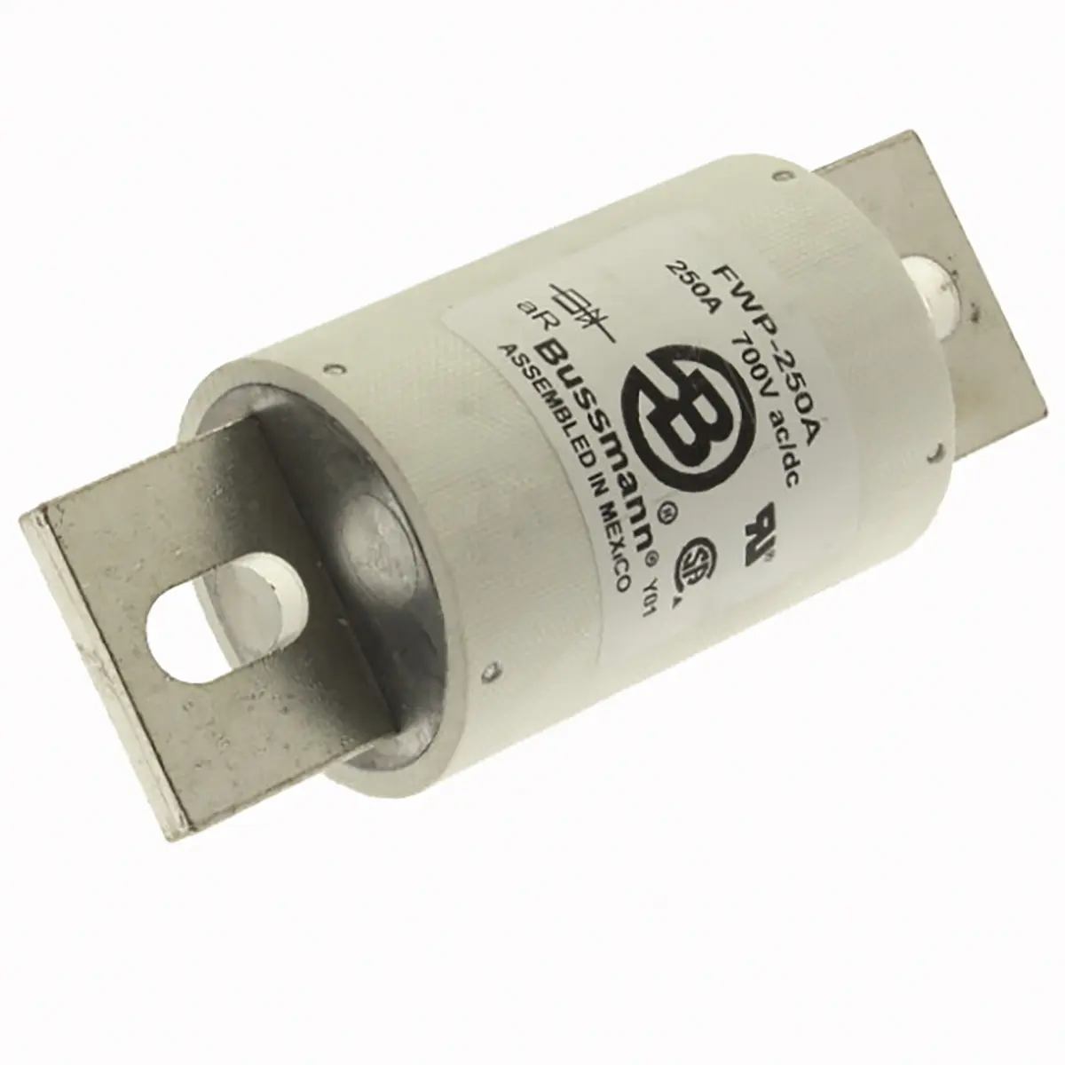 Eaton Bussmann Sicherung mit Schraublaschen, 700V ac/dc / 250A FF, gN CE, CSA, UL, Lochabstand 108.71mm