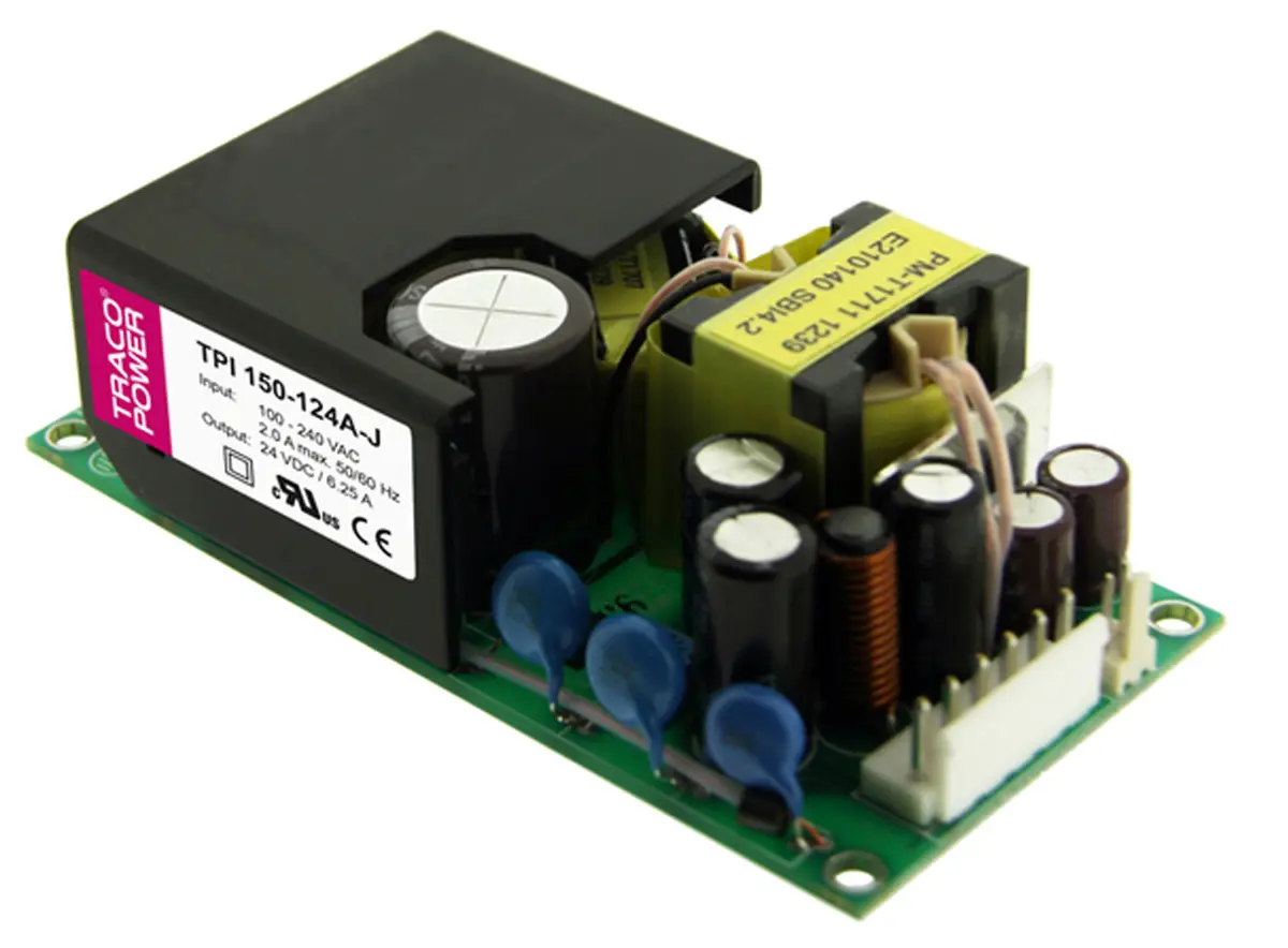 Produktfoto 1 von TRACOPOWER Schaltnetzteil, 36V dc / 3.05A 150W 120 → 370 V dc, 85 → 264 V ac Offene Bauform,