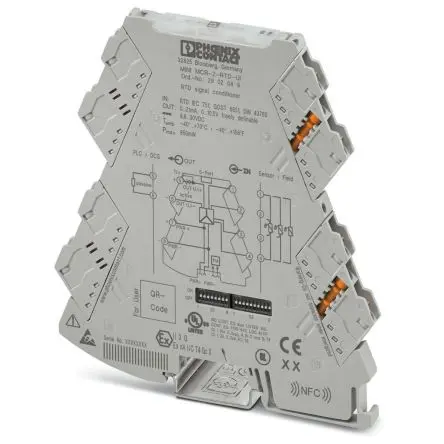 Produktfoto 1 von Phoenix Contact Serie MINI MCR Signalwandler 30V dc, 9.6 V dc, Widerstands-Temperaturfühler (RTD) -200 → +850 °C, 0 →