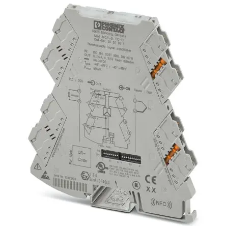 Produktfoto 1 von Phoenix Contact Serie MINI MCR Signalwandler 30V dc, 9.6 V dc, Thermoelement -250 → +2500 °C EIN / Strom/Spannung 0 →