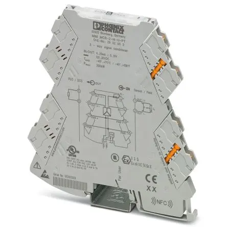 Produktfoto 1 von Phoenix Contact Serie MINI MCR Signalwandler 30V dc, 9.6 V dc, Strom 4 → 20 mA EIN / Spannung 0 → 11 V AUS
