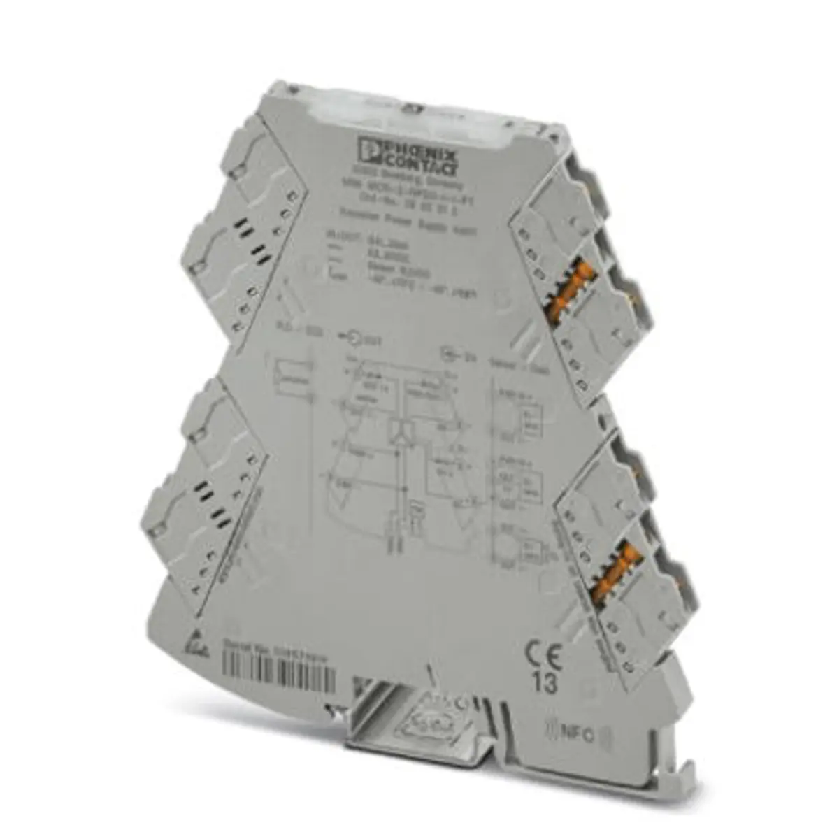 Produktfoto 1 von Phoenix Contact Serie MINI MCR Signalwandler 9.6/30 V dc, Strom 0 to 20 mA EIN / Strom 0 to 24 mA AUS DIN-Hutschiene,