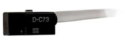 SMC D-A73-Serie Klemme Kabelkanal, Tülle, Din-Klemme 200 V Pneumatischer Positionsdetektor LED Signalleuchten, IP63,