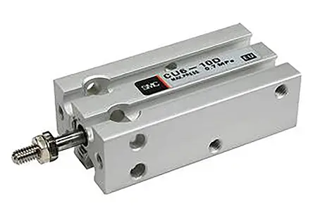 Produktfoto 1 von SMC CU Pneumatik-Kompaktzylinder 10 mm Doppeltwirkend, Bohrung Ø 10 mm, bis 0.7 Mpa