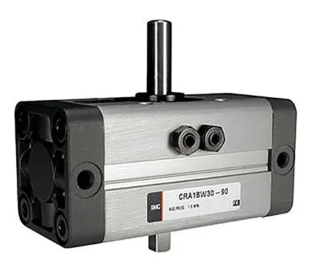Produktfoto 1 von SMC NCRB Pneumatischer Drehantrieb Doppeltwirkend, Bohrung Ø 30 mm, 0.23 Mpa