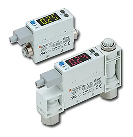 Produktfoto 1 von SMC PFM Luft Durchflussschalter 2l/min → 100l/min Typ Integrierte Anzeige