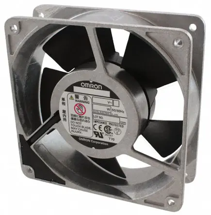 Produktfoto 1 von Omron R87F AC-Axiallüfter, Kugellager, 200 V ac / 16W, 120 x 120 x 38mm, 2700 rpm @ 50 Hz, 3000 rpm @ 60 Hz, 162m³/h