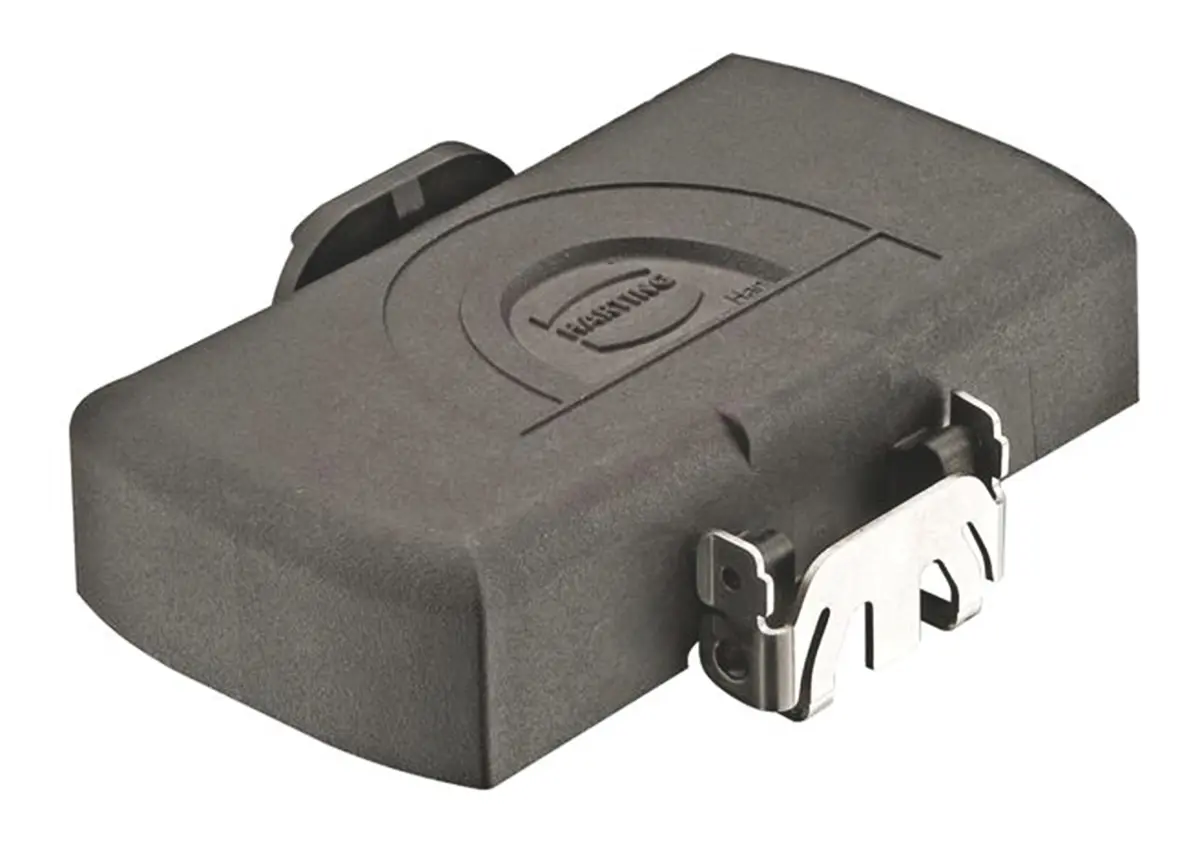 Produktfoto 1 von HARTING Han-Yellock Schutzabdeckung für BH Gehäuse, 500 V, 3 mm², 0.14 mm², 10B