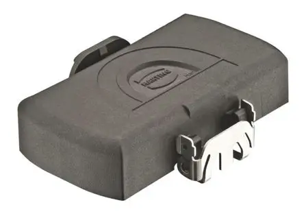 Produktfoto 1 von HARTING Han-Yellock Schutzabdeckung für BH Gehäuse, 500V, 3 mm², 0.14 mm², 10B